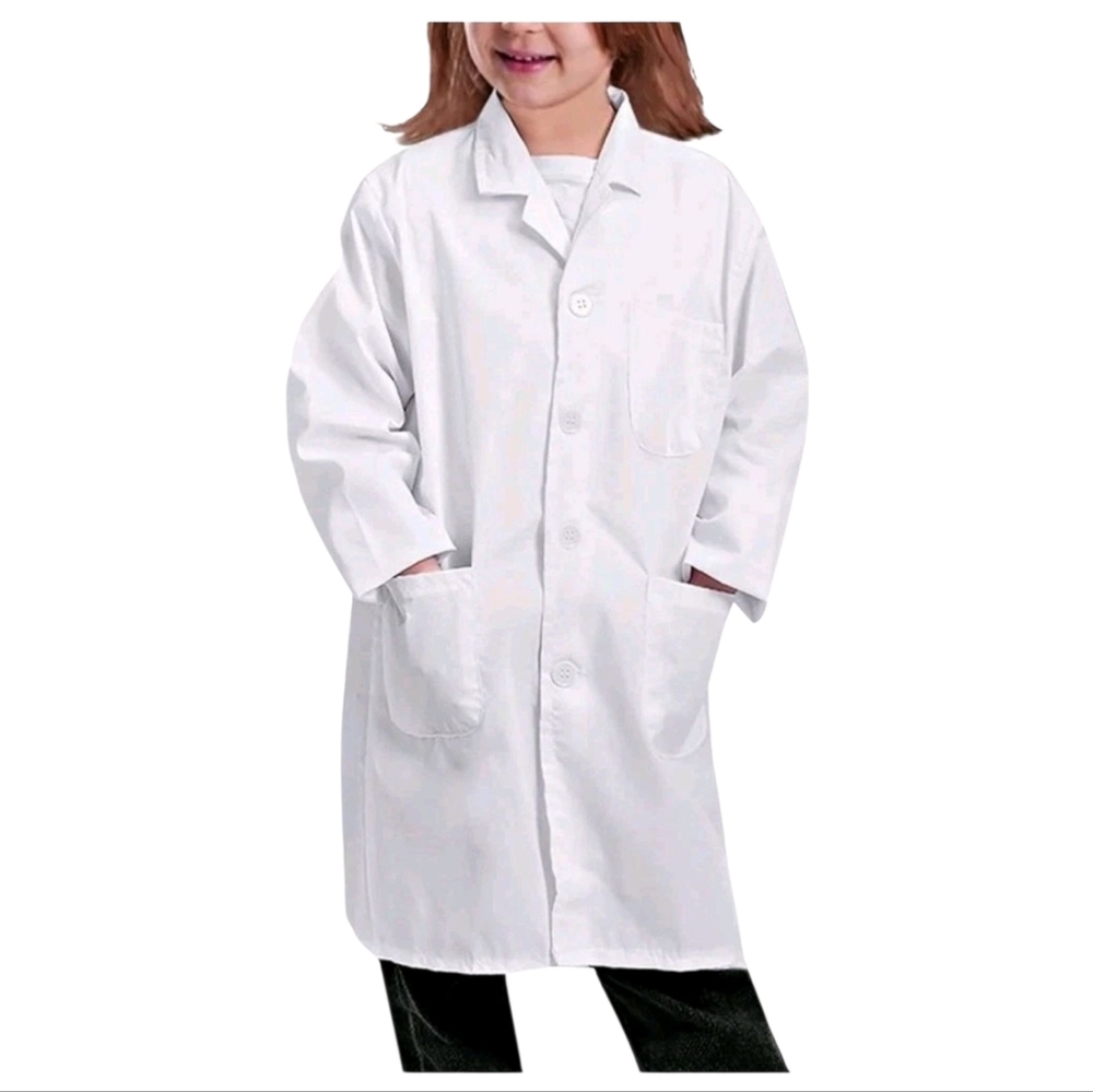 Dress‎ Up Lab Coat for Kids -  Doctor's Lab Coat for Girls / Boys Large - Picture 4 of 5